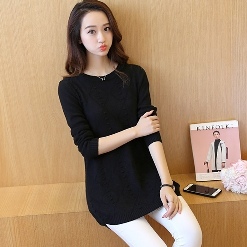 Áo len nữ dáng dài ❤️❤️DÀY DẶN ❤️❤️ Áo len nữ Hàn Quốc - Lemone