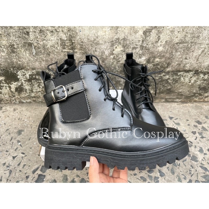 [Video Ảnh Thật] [ Size 1.5 ]🔥Giày Boots Chiến Binh Mẫu mới 2021 ( BÓNG và NHÁM ) Size 35 - 40