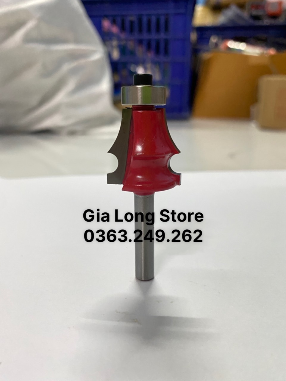 MŨI PHAY GỔ 1 KẺ CHỈ 5-6-8MM CỐT 6.35MM VÀ 12.7MM
