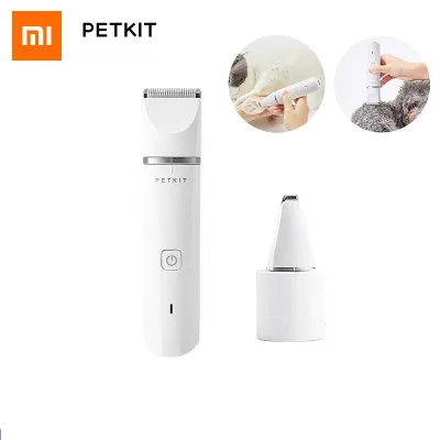 Xiaomi Petkit 2 In 1 Pet Clipper Double Head Cat Dog Claws Ear Eyes Hair Trimmer 600Mah Ipx7 Waterproof Electric Shaver Rechargeable