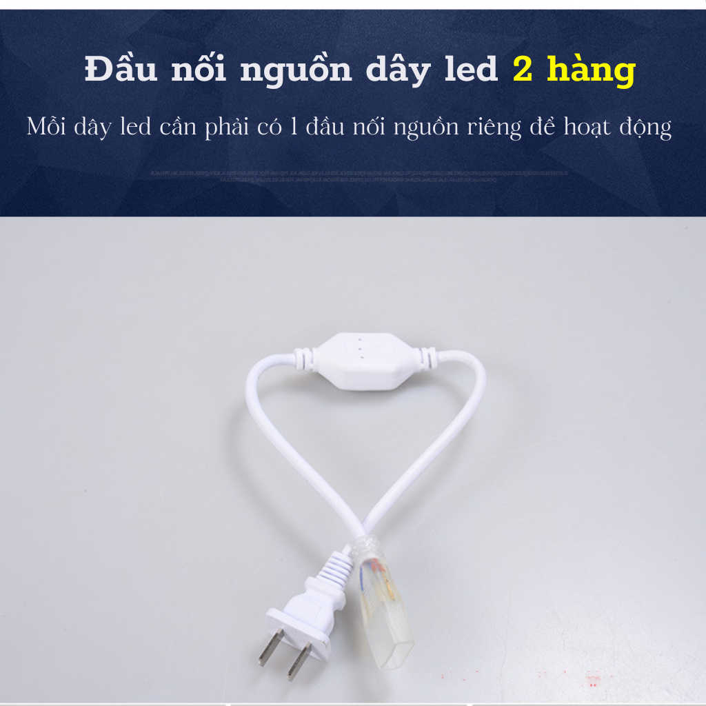 Đầu nối nguồn 220V dùng cho dây led 2835