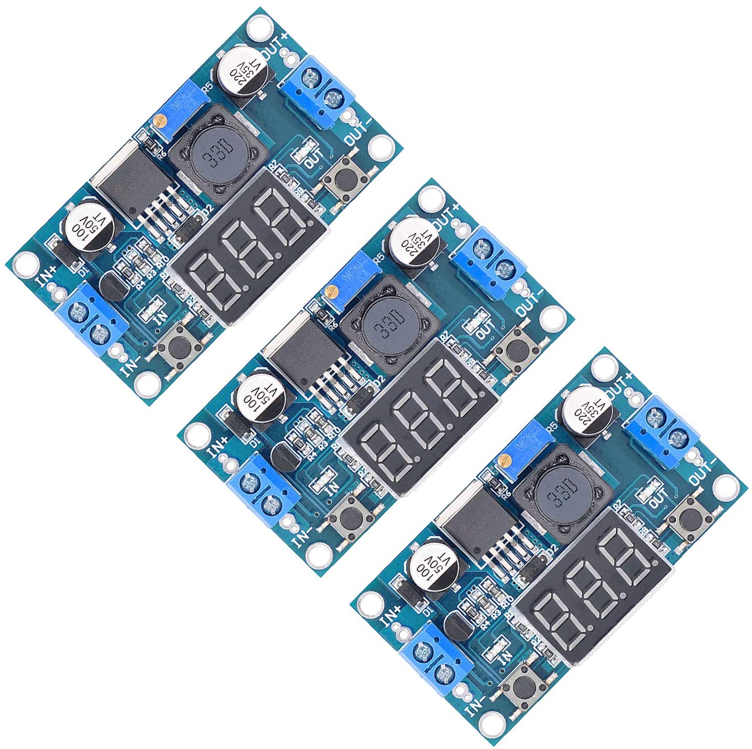 Mạch giảm áp DC LM2596 có hiển thị