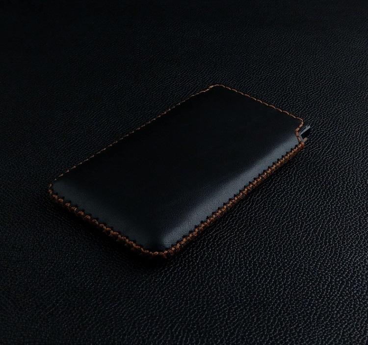 Bao Da Rút Blackberry Key2 / Key2 LE Da Bò Thật May Thủ Công Bền Đẹp