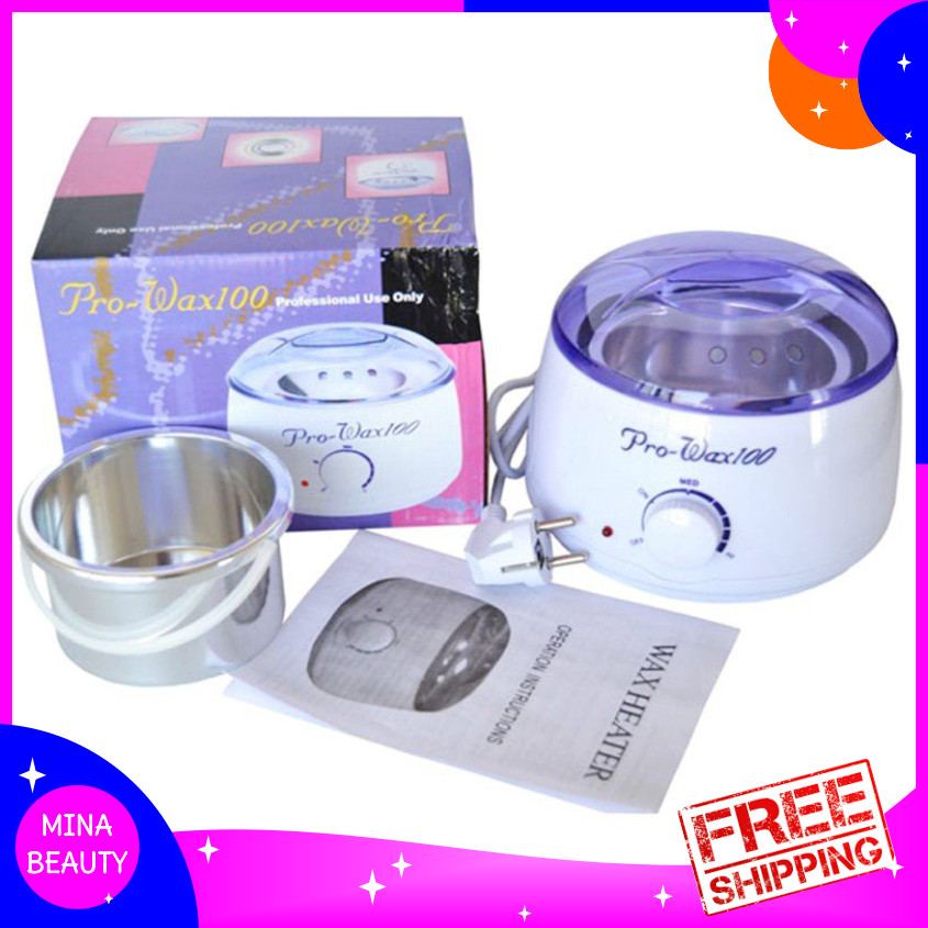 Nồi nấu sáp wax lông nóng - pro wax nhiều màu - MINABEAUTY SHOP - Đơn giản dễ sử dụng bảo hành 1 đổi 1