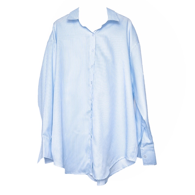 Áo sơmi dáng rộng Striped Oversize Shirt