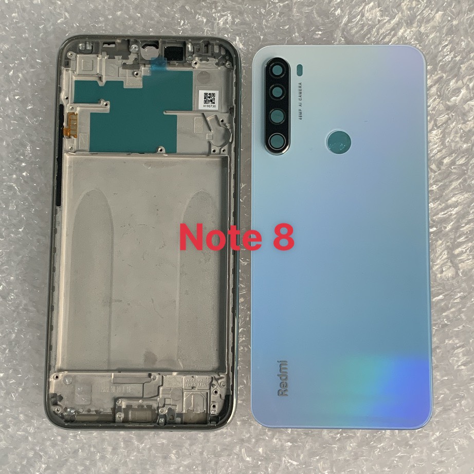 Bộ Vỏ Xiaomi Redmi Note 8 zin (có cụm kính camera , nút bấm)