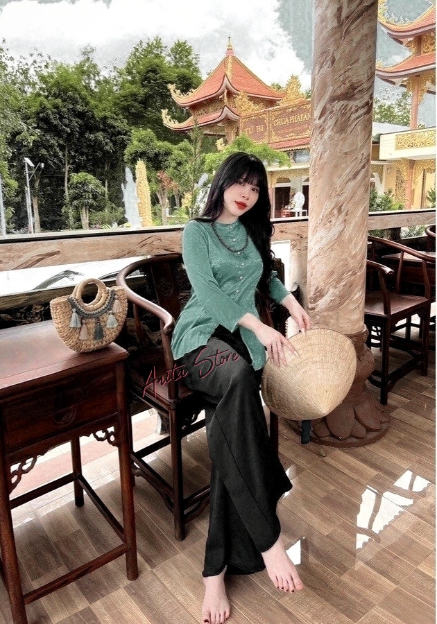 📿Bà Ba Lụa Hoa Cao Cấp. Set BỘ BÀ BA CÚC NGỌC LỤA HOA CAO CẤP MỀM MỊN #đồ bà ba sang chảnh# set đồ lam đi chùa đi chơi (Ảnh thật cuối)