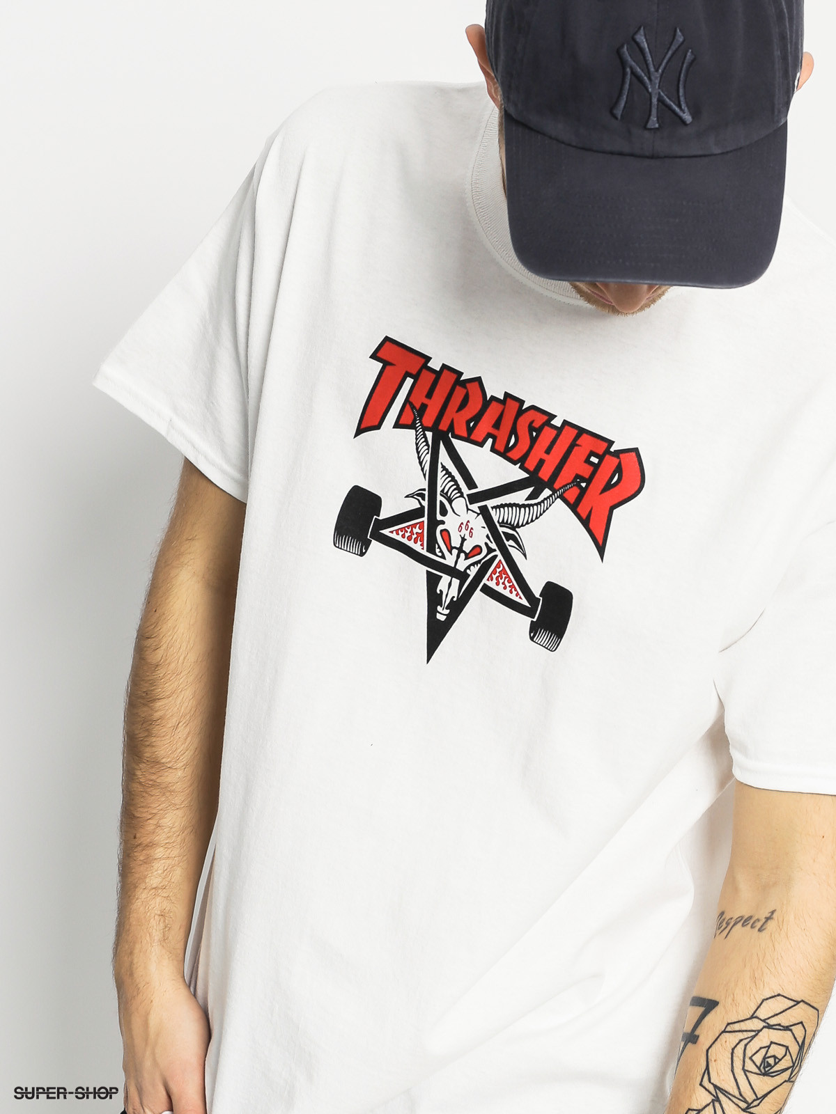 Áo thun nam nữ Thrasher Two Tone Skategoat Tee