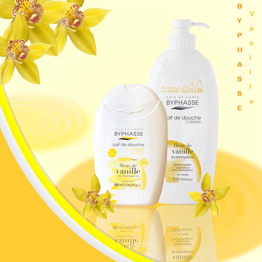 Sữa tắm Byphasse chiết xuất Vanilla 1000ml