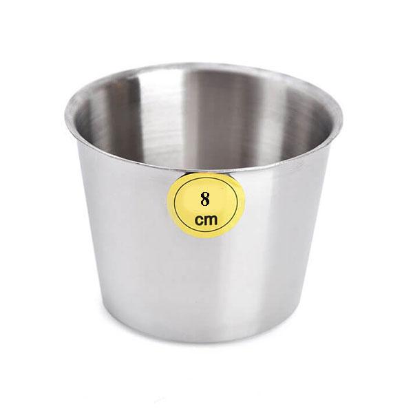 Combo 10 Ly Làm Nước Đá Inox Size 7-8 cm Bền Đẹp
