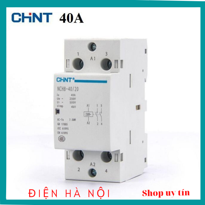 Khởi động từ 1 pha công suất lớn CHINT NCH8 40A/220V