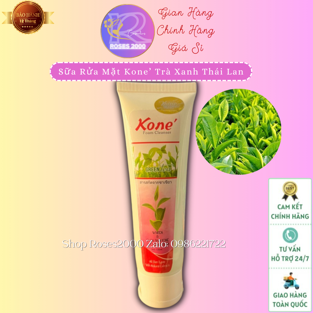 Sữa rửa mặt kone' trà xanh thái lan