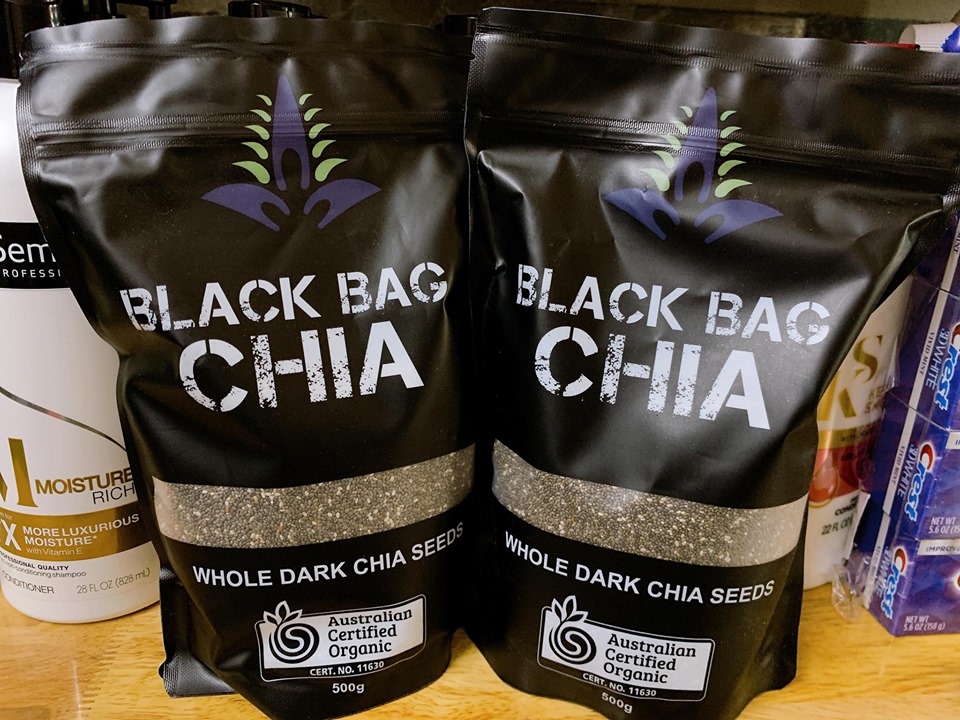 [HCM]Hạt chia Úc hữu cơ Black Bag Chia 500gr