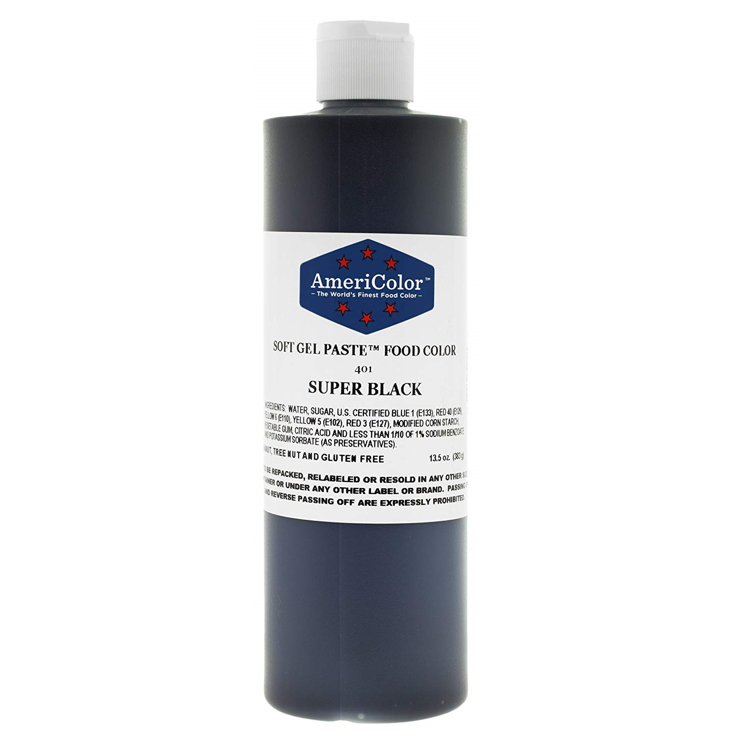 [HCM]Màu thực phẩm Americolor SuperBlack – 13.5oz