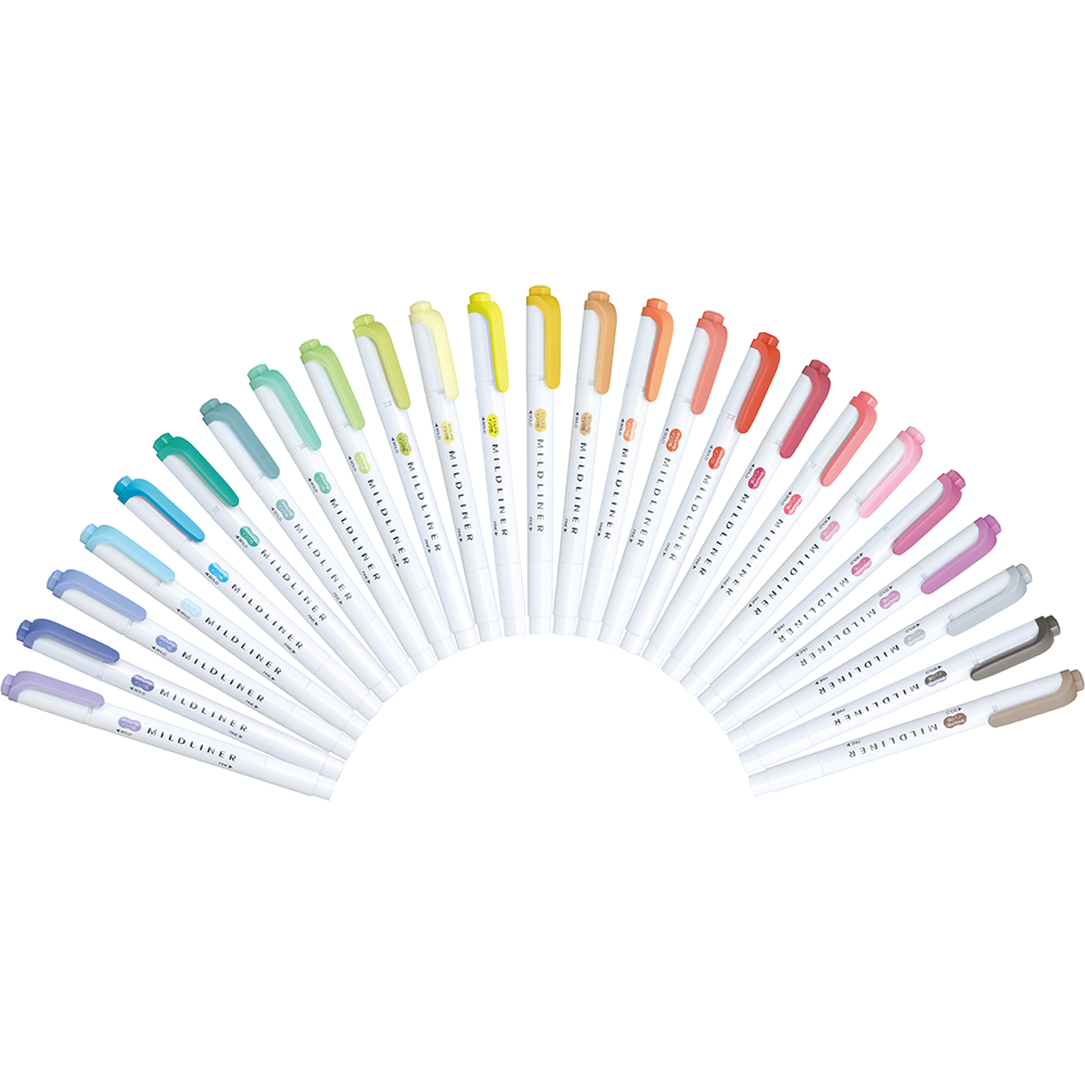 Bút highlighter Zebra Mildliner 2 đầu Nhật Bản [Chính hãng]