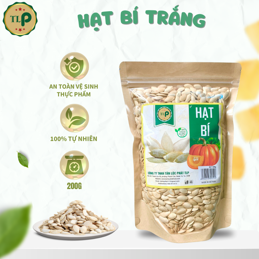HẠT BÍ TRẮNG TÂN LỘC PHÁT - BỊCH 200G
