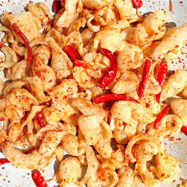 Da heo sấy muối tỏi ớt - túi 100gr