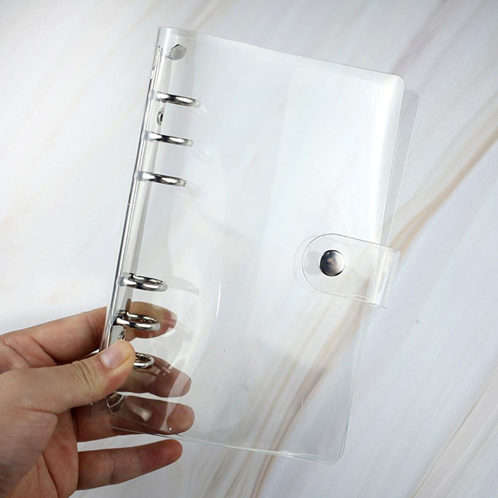 Bìa Sách A4/A5/A6/A7 Của Trường Trong Suốt Clip Tập Tin Sổ Tay ĐÓNG GÁY Sổ Kế Hoạch Vòng Lá Rời