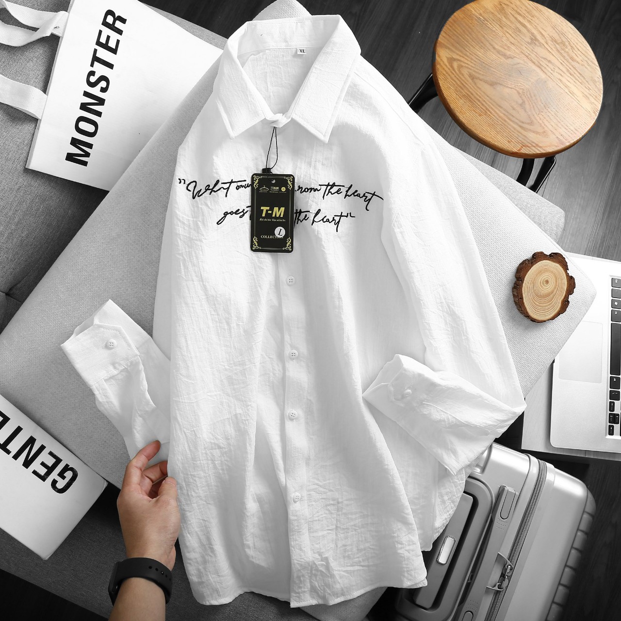 ÁO SƠMI NAM THỜI TRANG CAO CẤP THIẾT KẾ ĐƠN GIẢN SANG TRỌNG SIÊU PHẨM MÙA HÈ KIM LOAN FASHION