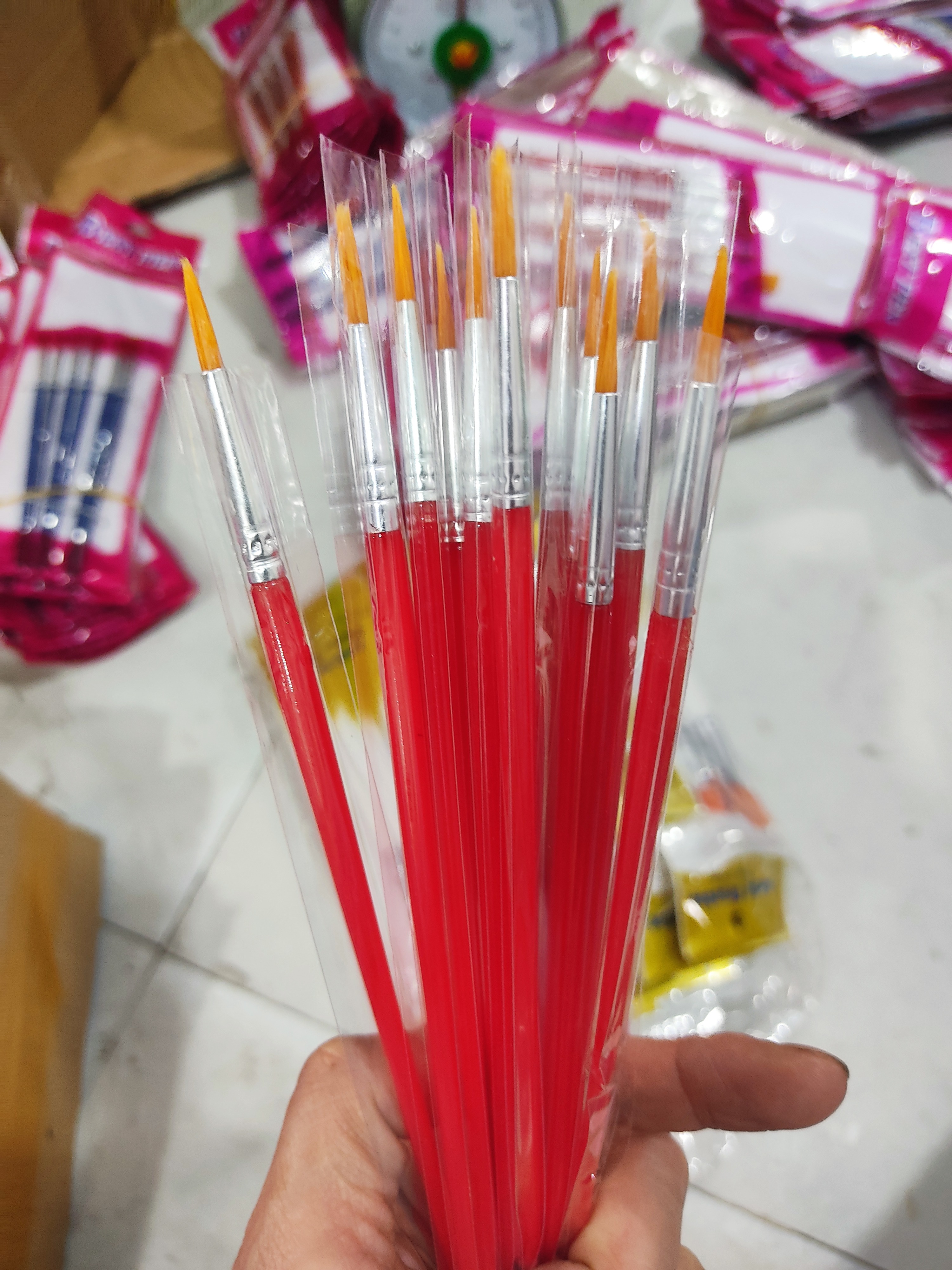 3 cây cọ vẽ mỹ thuật loại 1