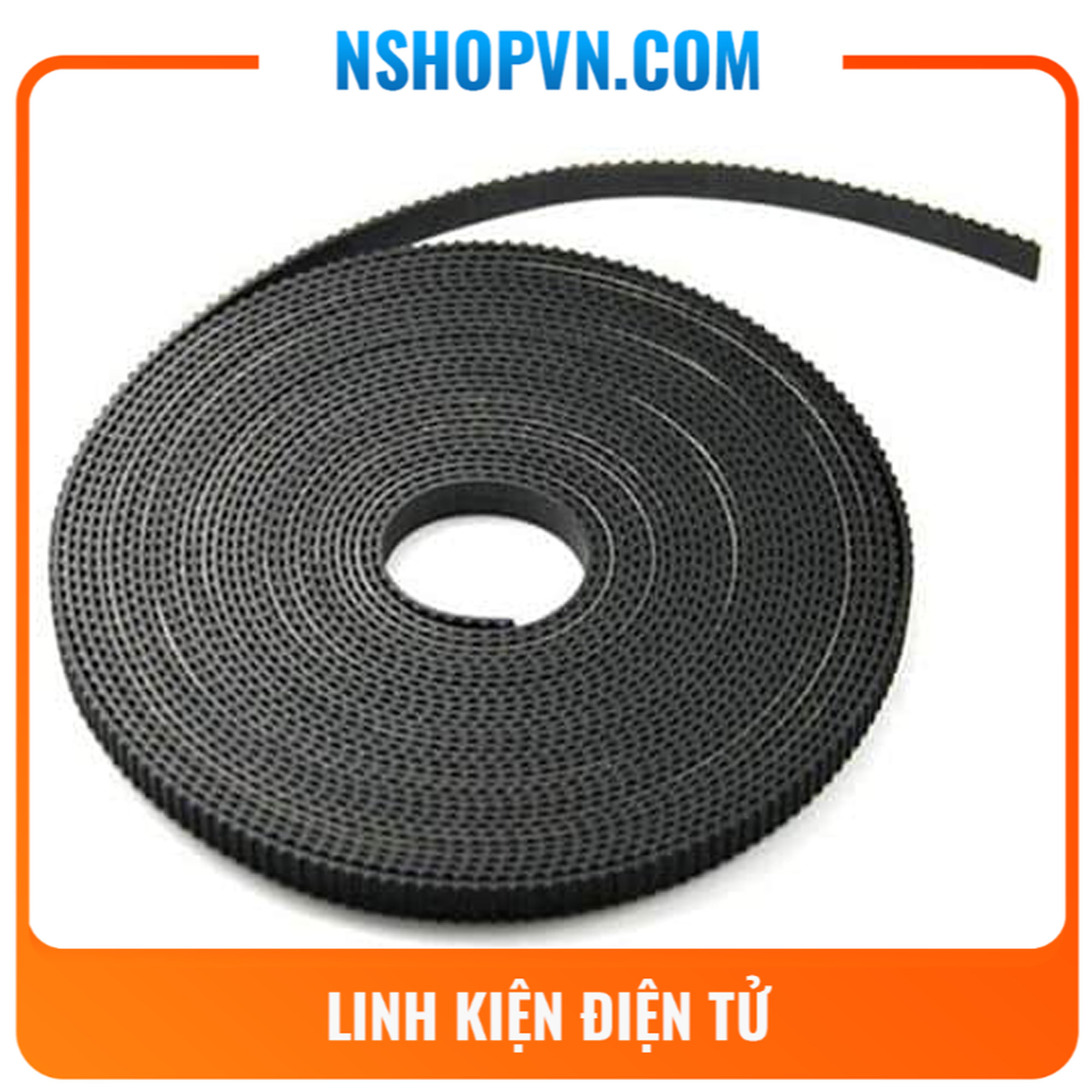 Dây đai GT2, bước răng 2mm, rộng 6mm (mét)