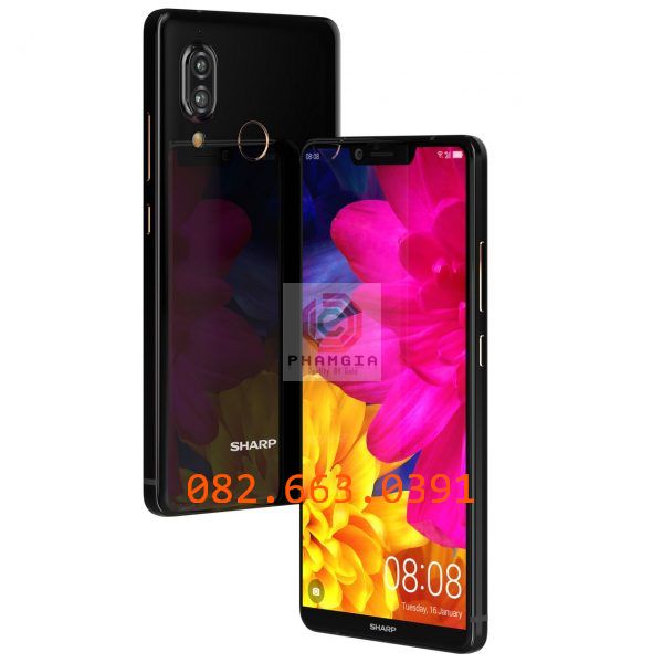 Miếng dán mặt lưng skin carbon Sharp S3