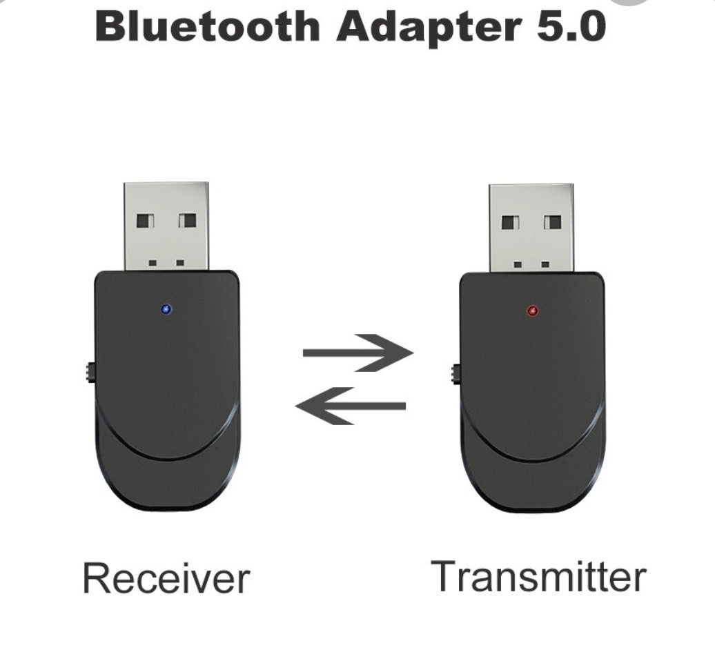 [HCM]USB thu phát âm thanh Bluetooth 5.0 với cáp AUX 3.5