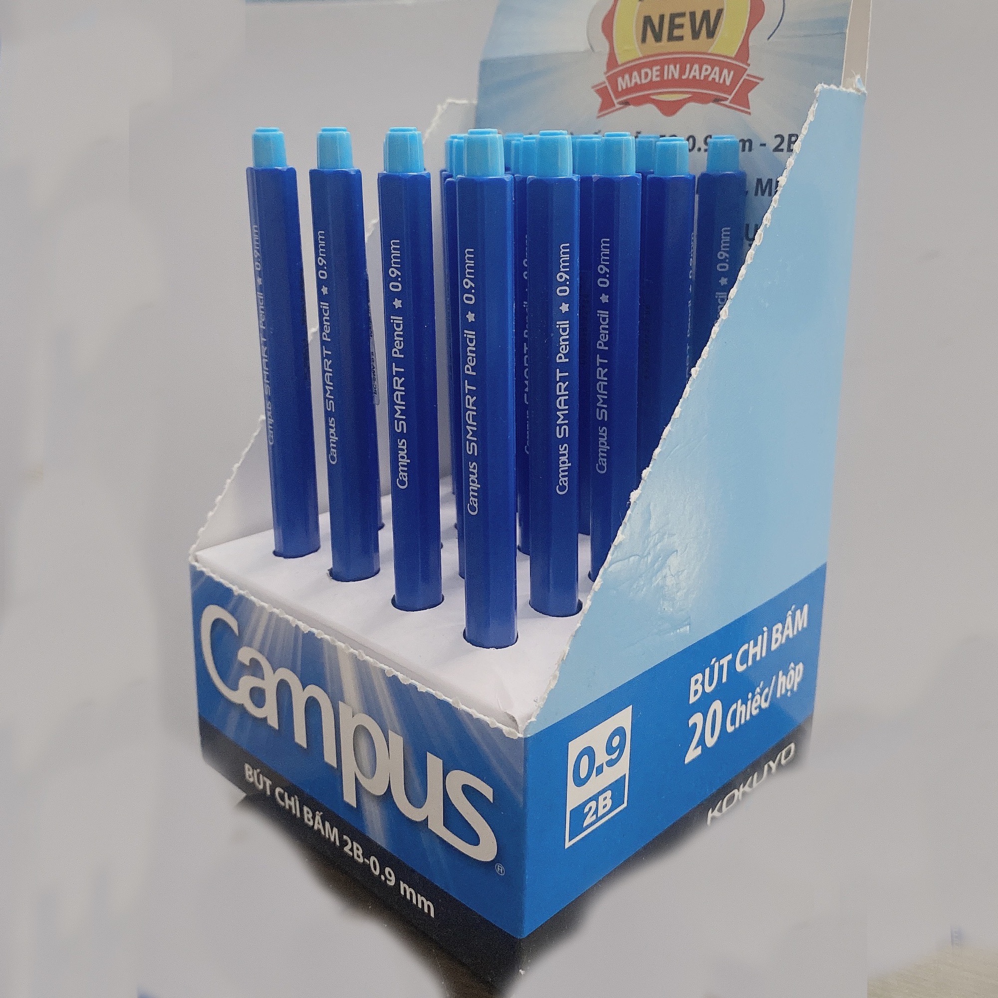 Bút chì bấm lõi to 0.9mm-2B Campus