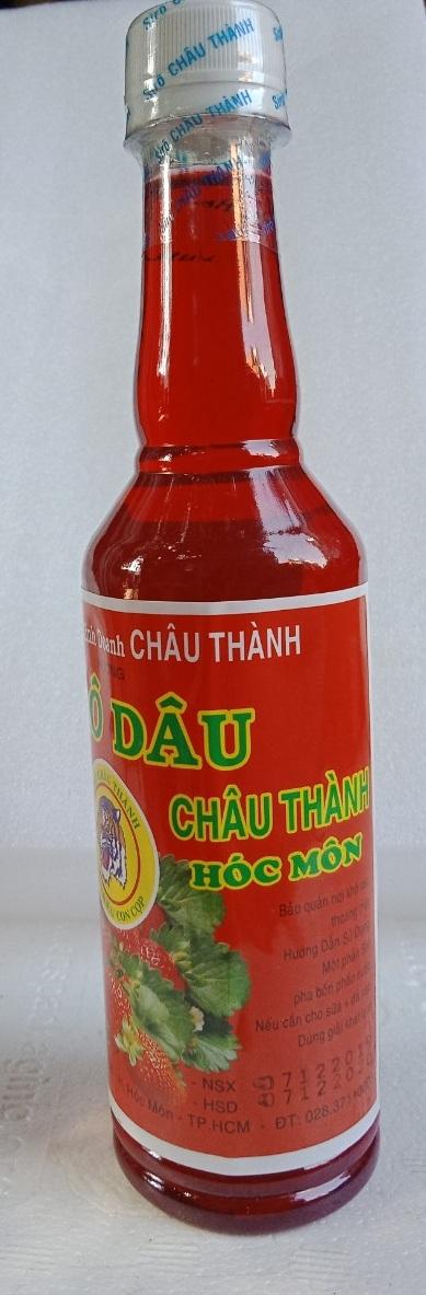[HCM]Siro hoa quả Châu Thành đủ vị 450ml (Hương dâu)