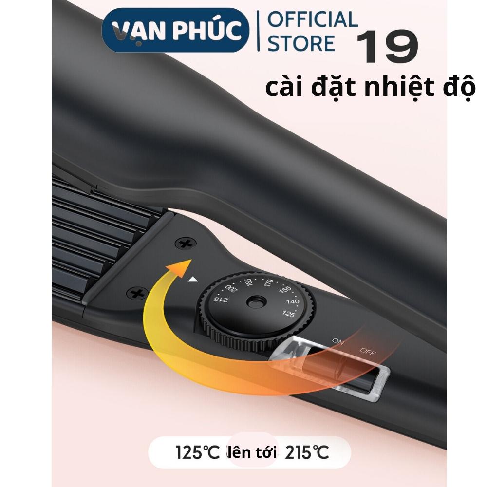 Máy dập xù tóc bản to KIPOZI 240, máy dập phồng chân tóc, máy bấm tóc dập xù giữ nếp tóc lâu, máy gơn sóng xoăn giúp tạo kiểu nhanh chóng giúp tóc không bị hư tổn bảo hành 12 tháng