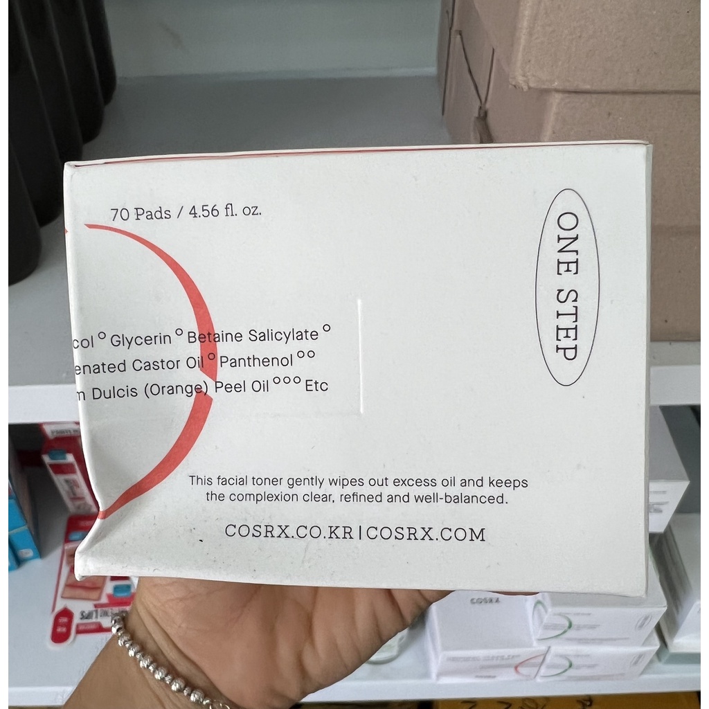 Bông Tẩy Da Chết Cosrx One-Step Original Clear Pad 70 Sheets (New 2019)