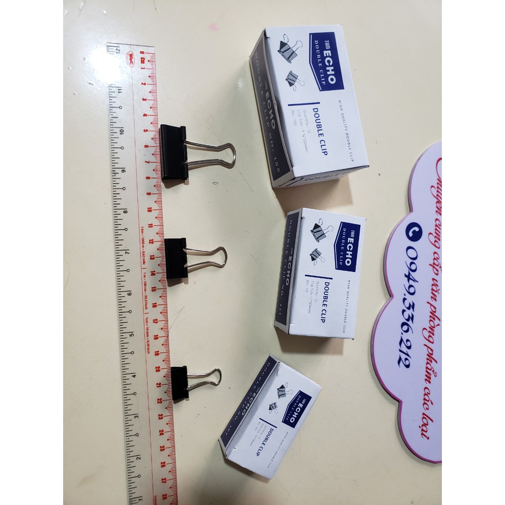 Kẹp bướm ECHO hộp 12 cái