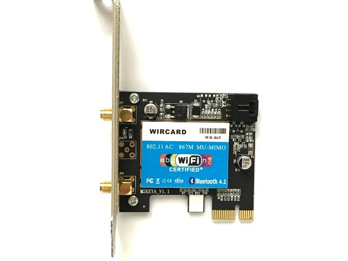 Card WiFi cho Máy bàn - PC  Intel 7265 chuẩn AC có Blueooth 4.0