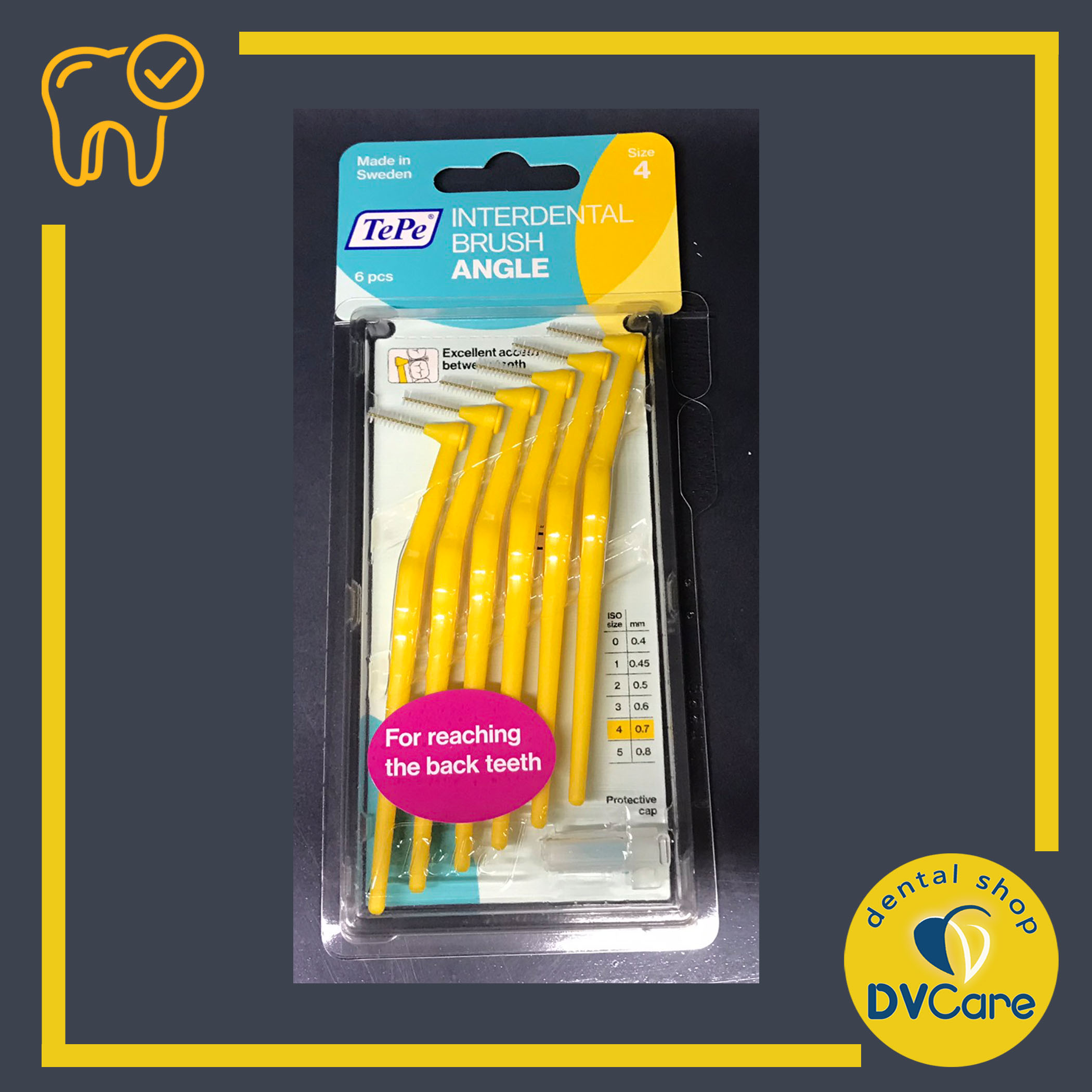 Bàn chải kẽ răng gập góc TEPE [dvcareshop]