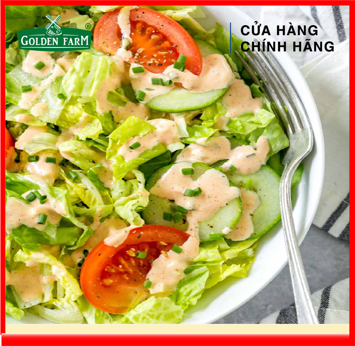 [Phù hợp ăn kiê.ng] Sốt Salad Thousand Island Golden Farm