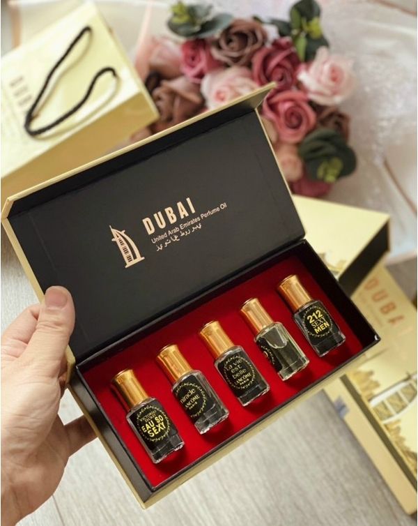 Set 5 Chai Tinh Dầu Nước Hoa Dubai Siêu Thơm