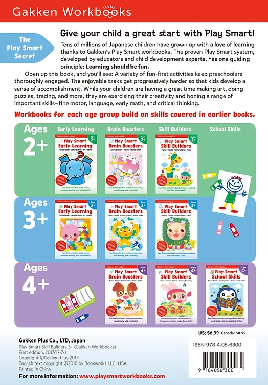 Sách - DTPbooks - Play Smart Brain Boosters 4+