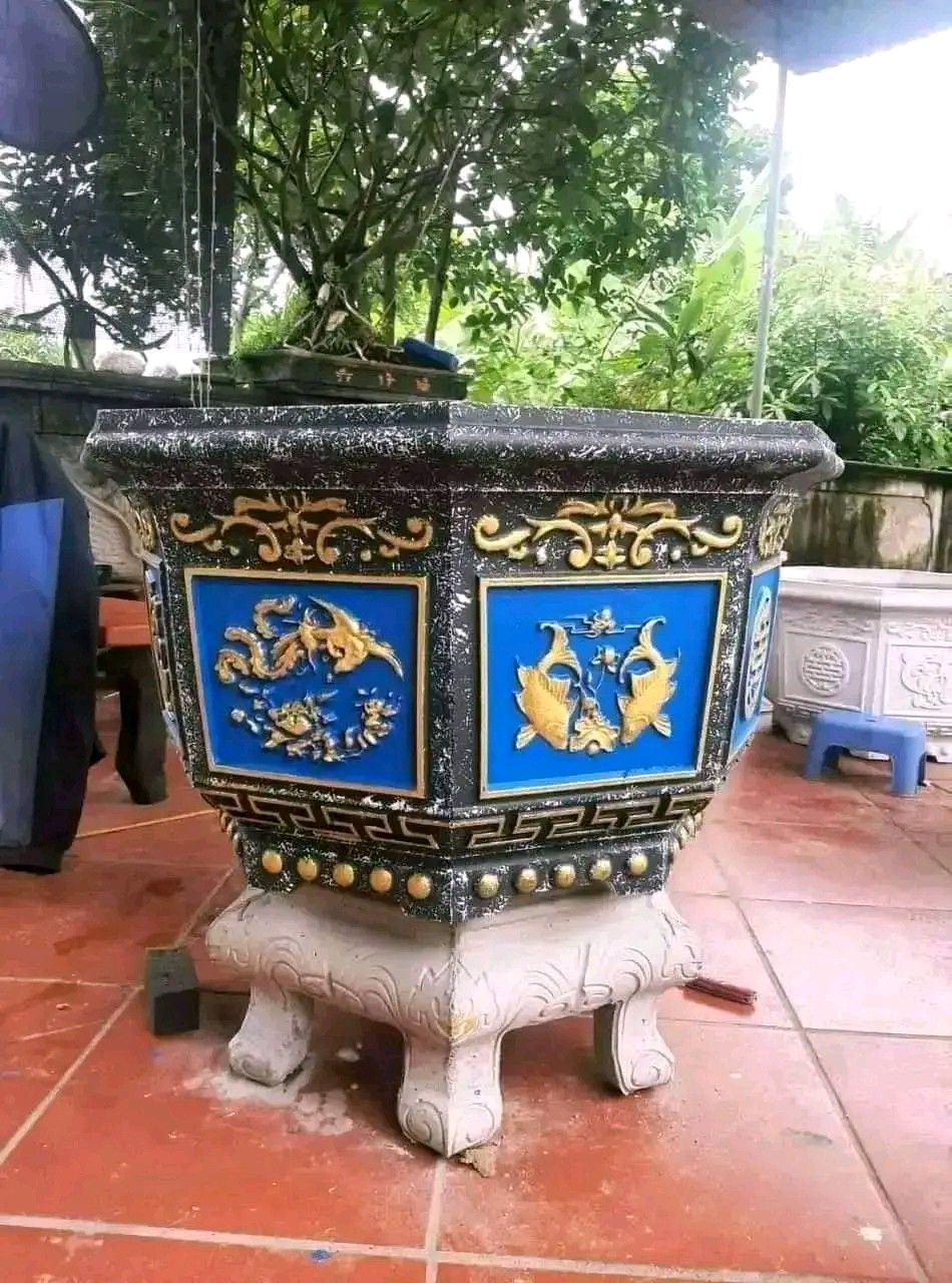 [ Lon 4kg] Sơn màu XANH LAM hệ bóng ngoại thất
