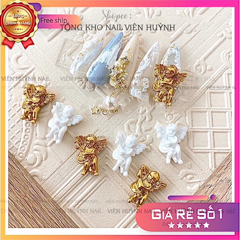 Charm thiên thần nail  phụ kiện trang trí móng nail