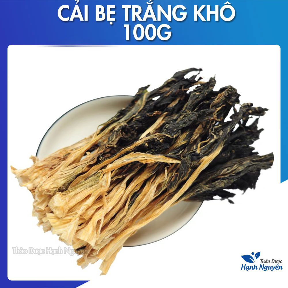 Cải bẹ trắng khô 100g - Thảo Dược Hạnh Nguyên