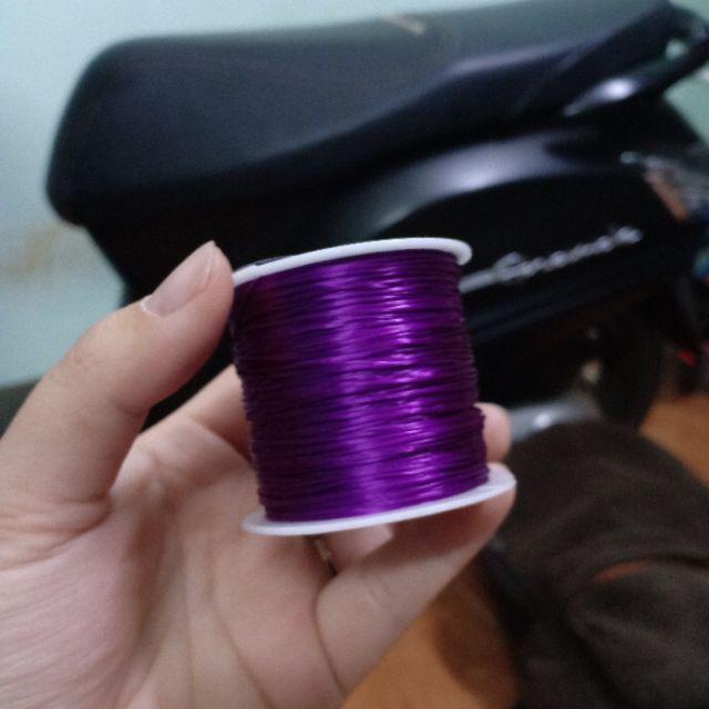 [HCM]Cước tơ dẹt xỏ vòng chuỗi hạt đá phong thuỷ 100m