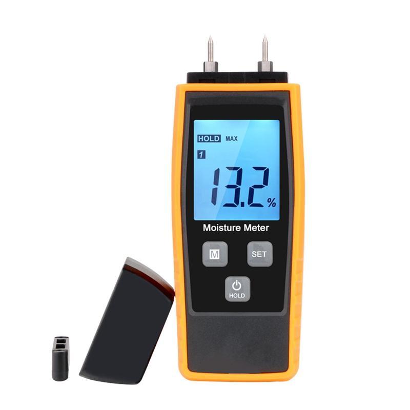 Professional Wood Moisture Humidity Meter Digital Tester 0%~80% - Rz660