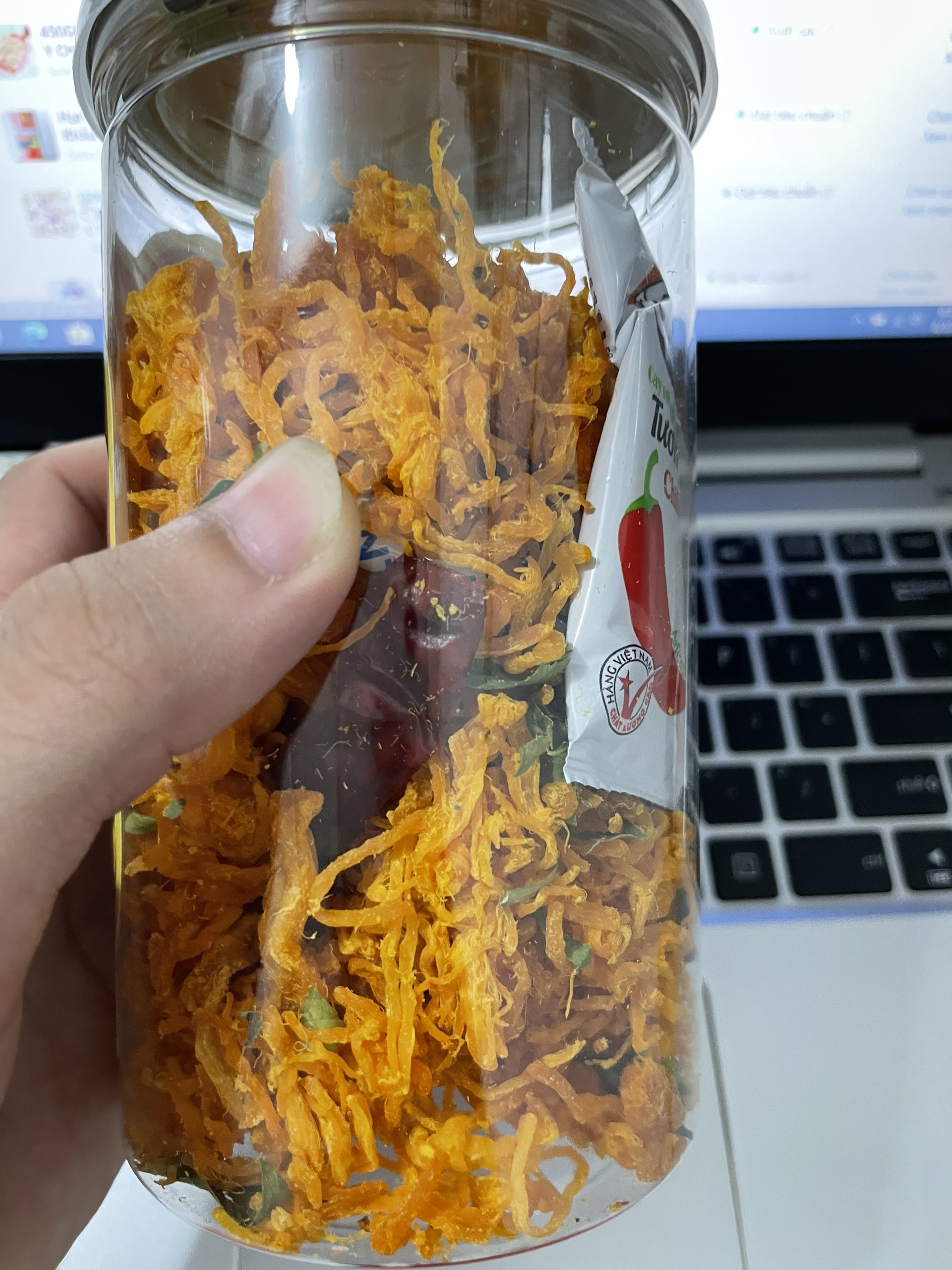 250gr Khô gà lá chanh thơm ngon đặc biệt