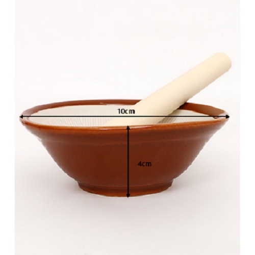 Daiso Cối mini kèm chày gỗ