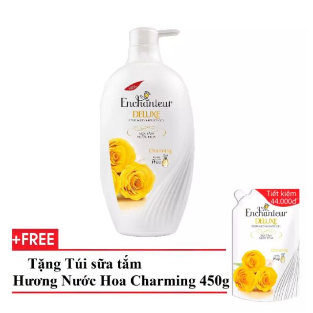 Sữa tắm Enchanteur Charming - hương nước hoa 650g cam kết sản phẩm đúng mô tả chất lượng đảm bảo