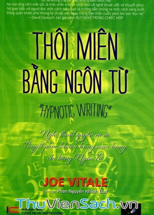 Sách - thôi miên bằng ngôn từ
