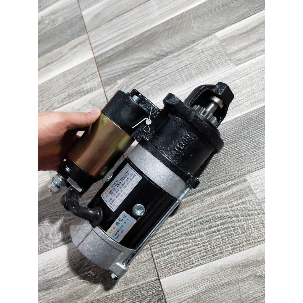 Đề 138c thẳng 11 răng mõm nhỏ 12v ( bộ khởi động xe ô tô )