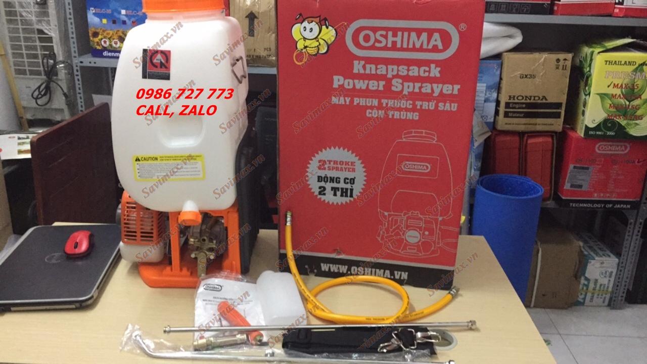 Bình xịt Oshima CX 767, máy phun 25 lít chạy xăng