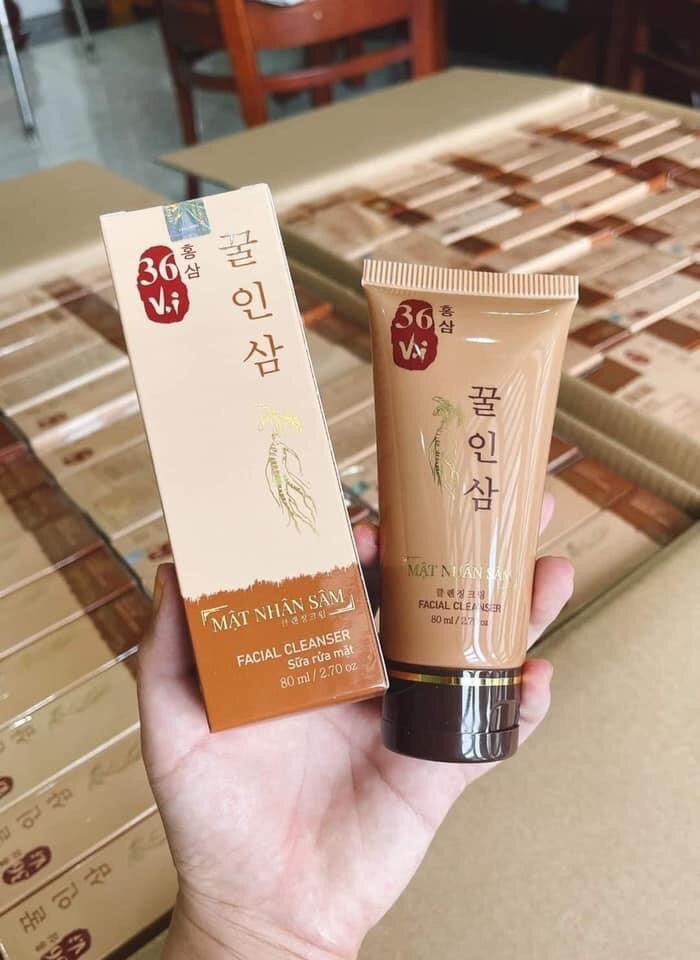 Sữa rửa mặt nhân sâm - cao sâm mụn đỏ 36 vị[Chính Hãng]