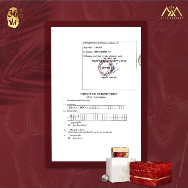 Cao mụn sâm vàng